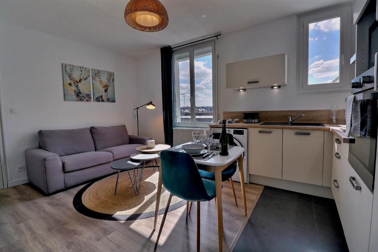 Appartement "Panna" Centre Ville De Vitre Bagian luar foto